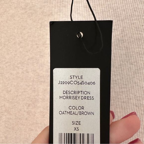 NWT Veronica Beard Morrisey Dress In Oatmeal Brown XS - Picture 5 of 9
